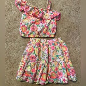 Girls Tommy Bahama Multicolor Fruit Print Set